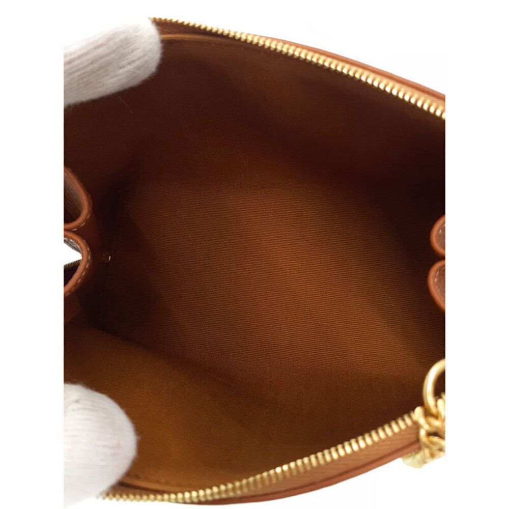 Celine Triomphe Canvas Chain Clutch Shoulder Bag - Picture 3 of 9